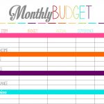 017 Free Printable Budget Worksheet Template 94771 Monthly Templates | Printable Budget Worksheet