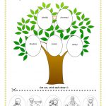 113 Free Esl Family Tree Worksheets   My Family Tree Free Printable | Family Tree Worksheet Printable