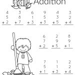 1St Grade Math And Literacy Worksheets With A Freebie! | Teachers | Free Printable Fall Math Worksheets