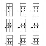 2 Digit Borrow Subtraction – Regrouping – Beginner Worksheets   5 | Printable Subtraction Worksheets With Regrouping