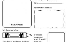 All About Me Printable Worksheets