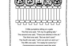 Five Little Pumpkins Printable Worksheet