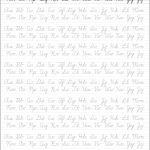 5 Printable Cursive Handwriting Worksheets For Beautiful Penmanship | Printable Cursive Writing Worksheets