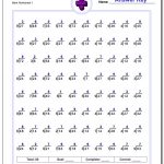 676 Division Worksheets For You To Print Right Now | Mad Minute Division Printable Worksheets