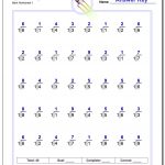 676 Division Worksheets For You To Print Right Now | Mad Minute Division Printable Worksheets
