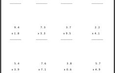 Free Printable Worksheets 6Th Grade Math