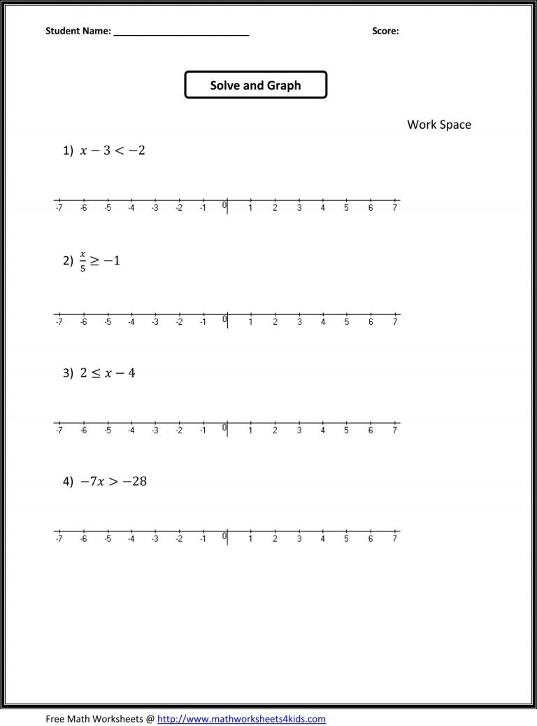 7Th Grade Worksheets Free 7Th Grade Math Worksheets Free Printable | Free Printable 7Th Grade Math Worksheets