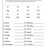 Abbreviations Worksheets From The Teacher's Guide | Free Printable Abbreviation Worksheets
