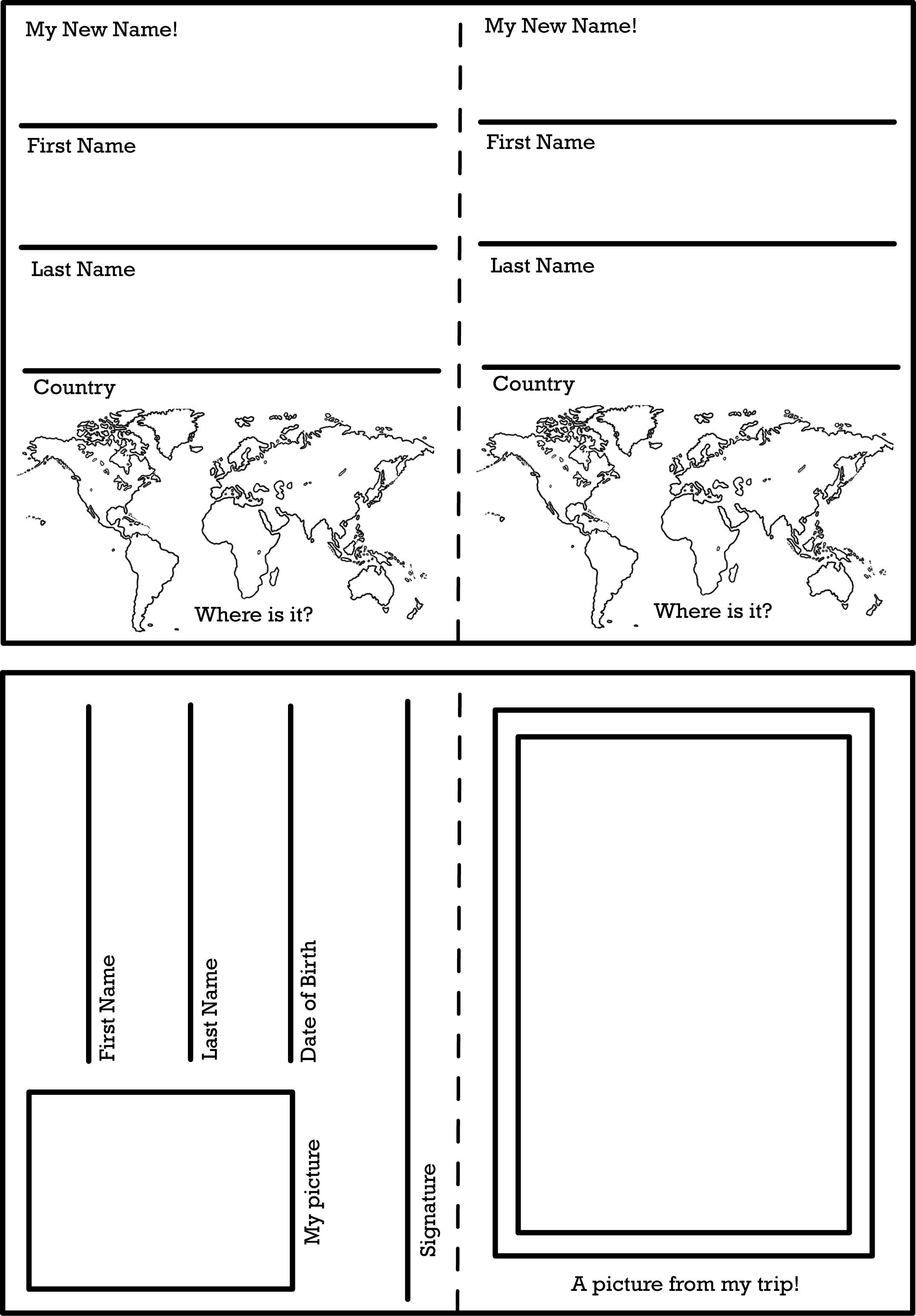 Activity Worksheets And Printables | The Change Your Name Store | Canada Food Guide Printable Worksheets