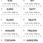 Acumen Divisibility Rules Games Printable Bing Images, Kindergarten | Divisibility Worksheets Printable