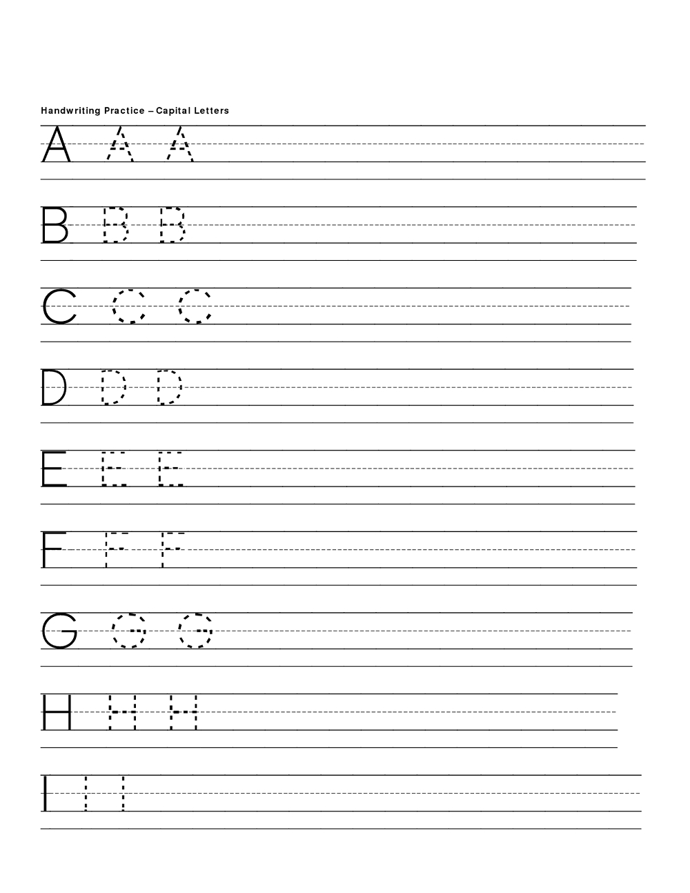 Alphabet Practice Worksheets | Activity Shelter | Alphabet Practice Worksheets Printable
