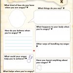 Anger Map Kids Worksheet Free Printable | Tools For Therapy X   Free | Anger Management Printable Worksheets