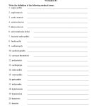Awesome Medical Terminology Worksheets | Ladyk | Medical Coding | Printable Cna Worksheets