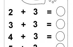 Beginner Addition – 6 Kindergarten Addition Worksheets / Free | Free Printable Pre K Math Worksheets