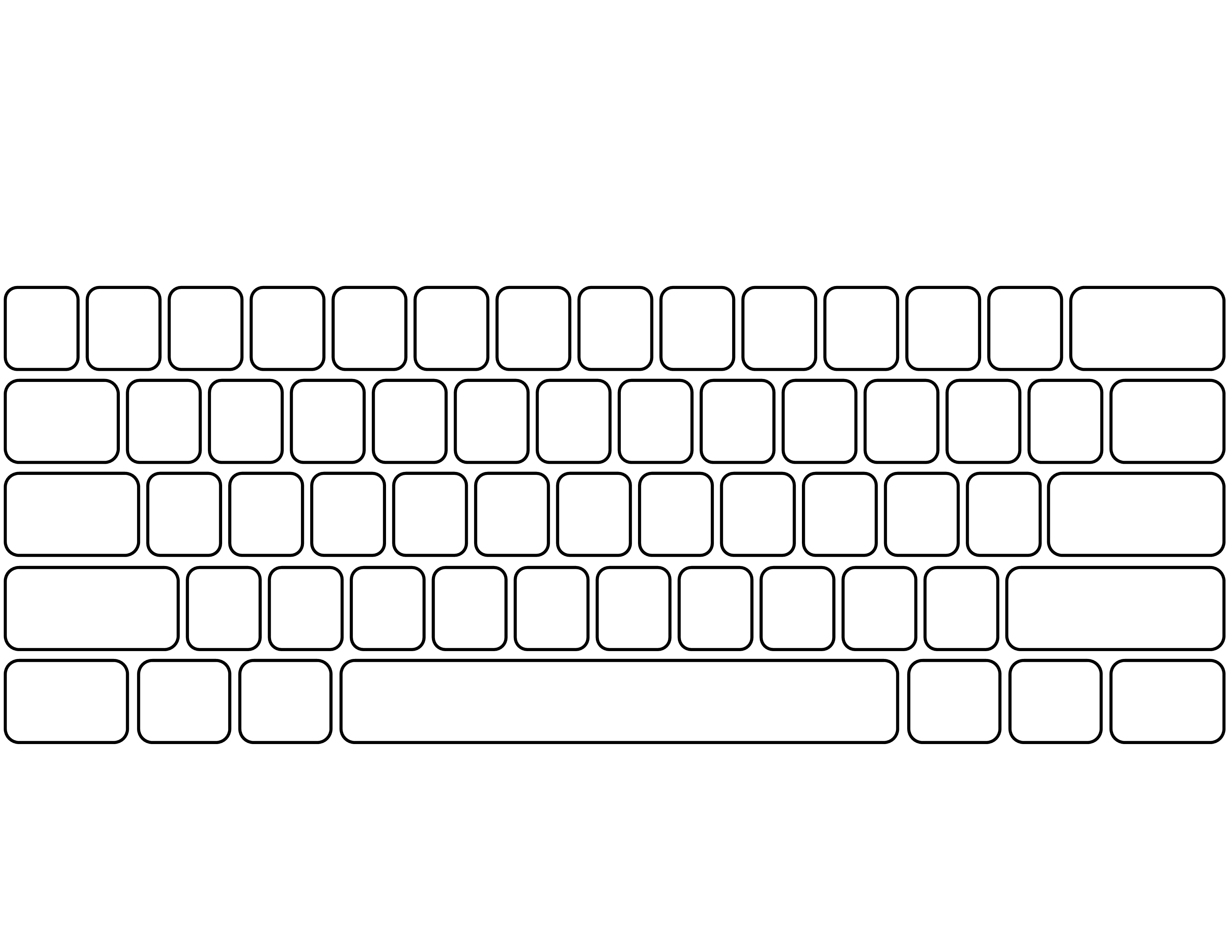 Blank Keyboard Template | Ginger&amp;#039;s $1 Tech Shop | Computer Keyboard | Blank Keyboard Worksheet Printable