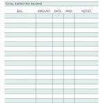 Budget Planner Planner Worksheet Monthly Bills Template Free | Free Printable Monthly Bill Payment Worksheet