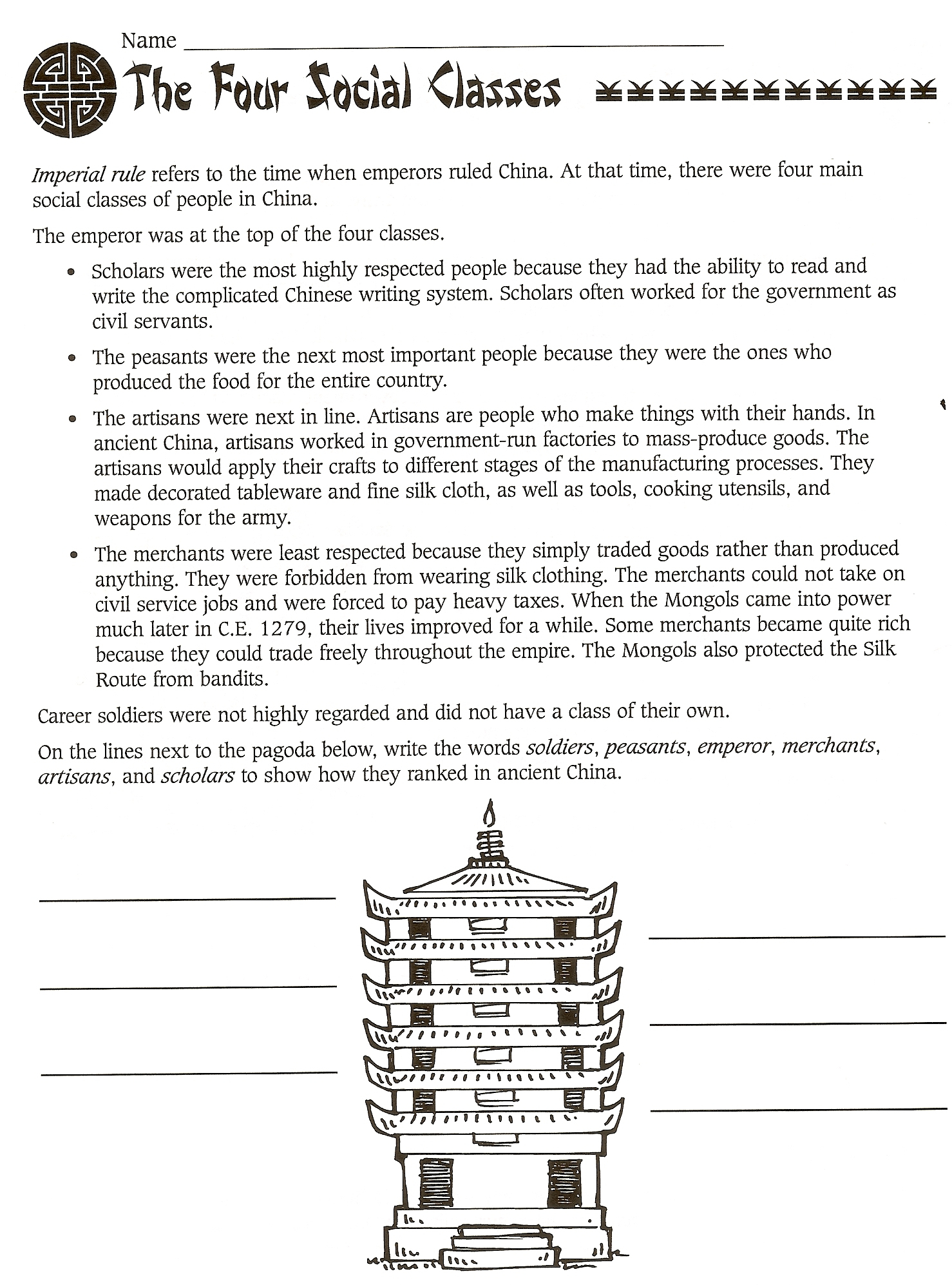 Chapter 5 Ancient China Mr Proehl s Social Studies Class Ancient 