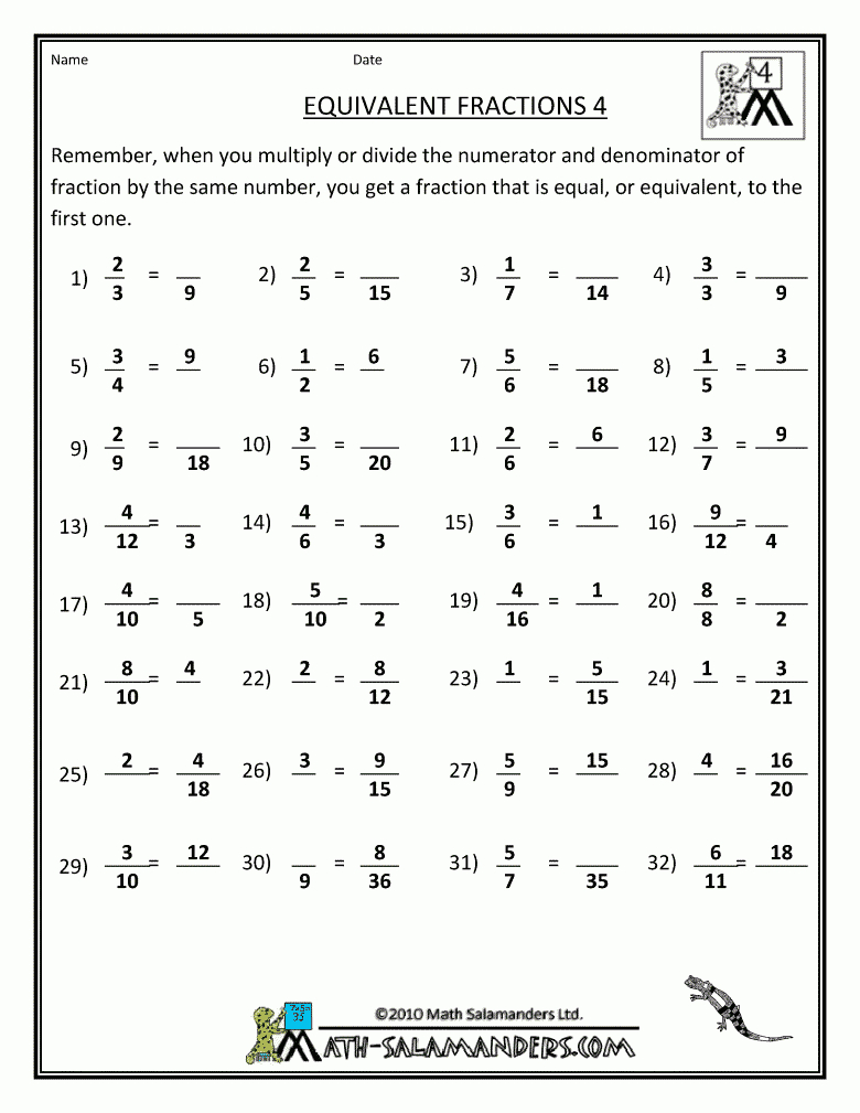 Christmas Fractions Worksheets | Free-Printable-Fraction-Worksheets | 4Th Grade Equivalent Fractions Printable Worksheets