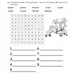 Christmas Worksheets And Printouts | Christian Christmas Worksheets Printable Free