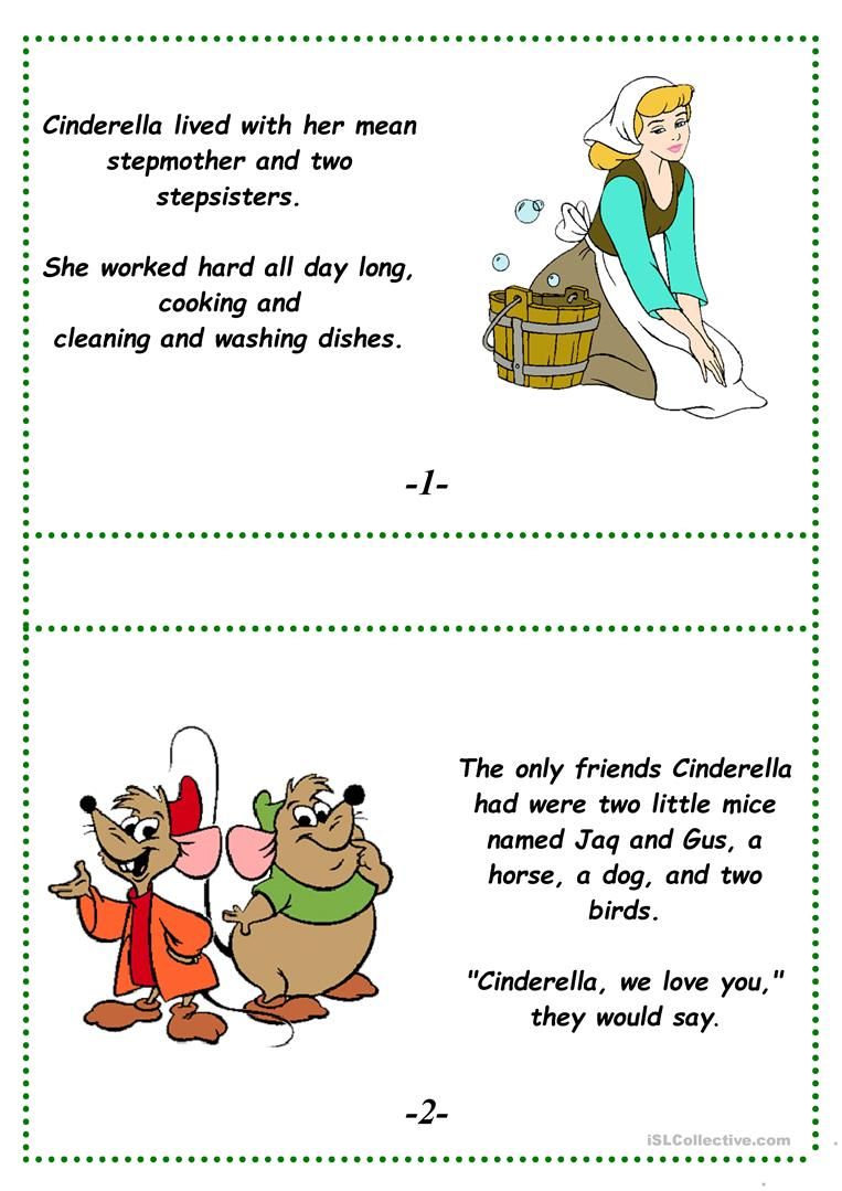 Cinderella (A Fairy Tale) Worksheet - Free Esl Printable Worksheets | Fairy Tales Printable Worksheets
