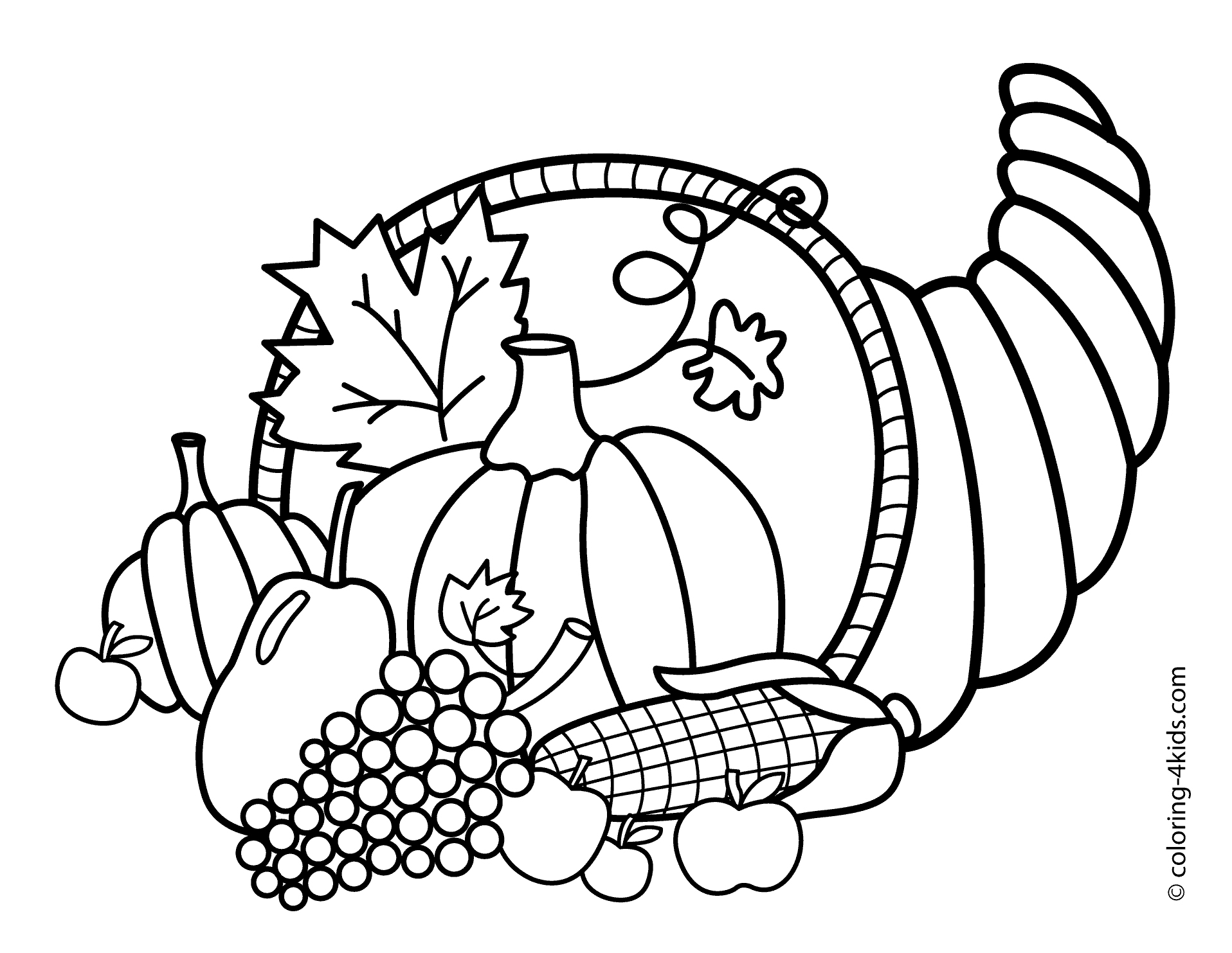 Coloring Ideas : Coloring Pages Of Thanksgiving Print Color Craft | Free Printable Thanksgiving Coloring Pages Worksheets