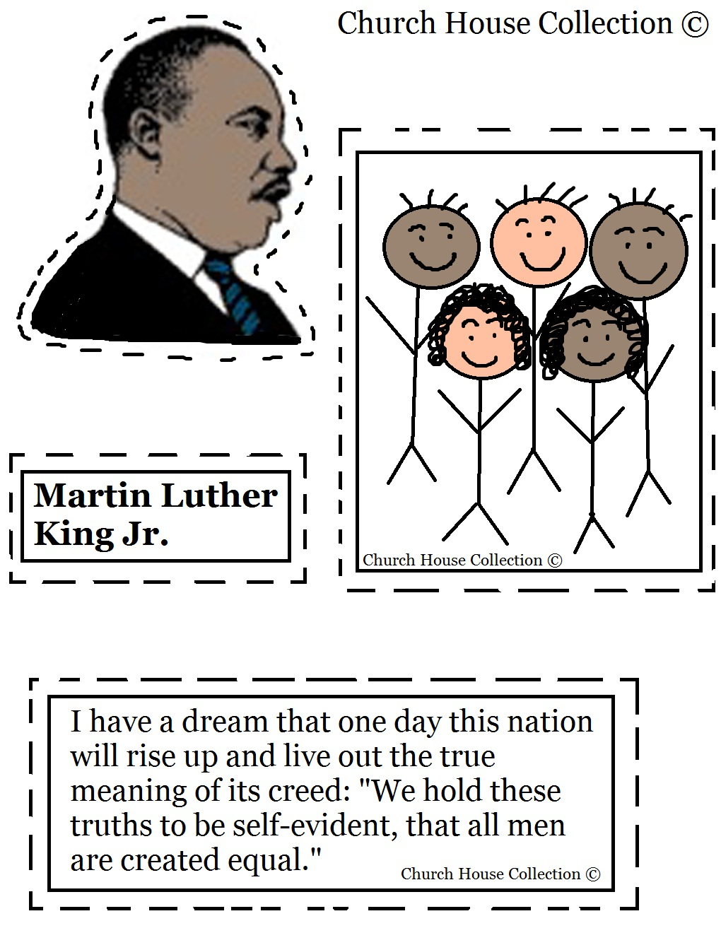 Coloring Pages ~ Free Printable Coloringes Of Martin Luther King Jr | Free Printable Martin Luther King Jr Worksheets For Kindergarten