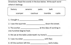 Context Clues Printable Worksheets 6Th Grade