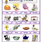 Cooking Verbs 2   Esl Worksheetawsana | Cooking Verbs Printable Worksheets