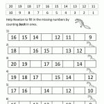Counting Worksheet Counting Back In 1S To 20 1 | Kindergarten | Counting Worksheets 1 20 Printable