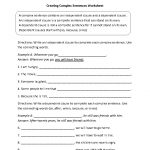 Creating Complex Sentences Worksheet | 7Th Grade Ela Classroom | Free Printable Language Arts Worksheets 7Th Grade