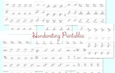 Printable Handwriting Worksheets Pdf