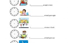 Daily Routines And Hours Worksheet – Free Esl Printable Worksheets | Daily Routines Printable Worksheets