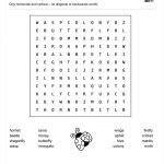 Download Our Free Word Search Puzzle   All About Insects | Butterfly Word Search Printable Worksheets