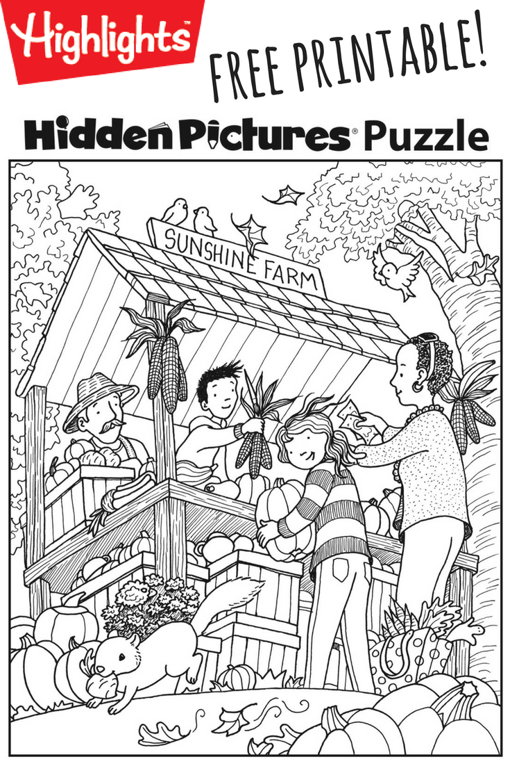 Hidden Pictures Worksheets For Kids Worksheet24