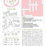 Easter Kids Activity Sheet Free Printable From Wasootch 791X1024 | Free Printable Easter Activities Worksheets