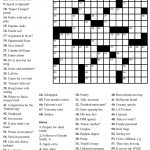 Easy Printable Crossword Puzzels   Infocap Ltd. | Free Printable Crossword Puzzle Worksheets
