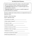 Englishlinx | Clauses Worksheets | Printable English Worksheets For Middle School