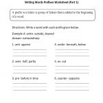 Englishlinx | Prefixes Worksheets | 10Th Grade Language Arts Printable Worksheets