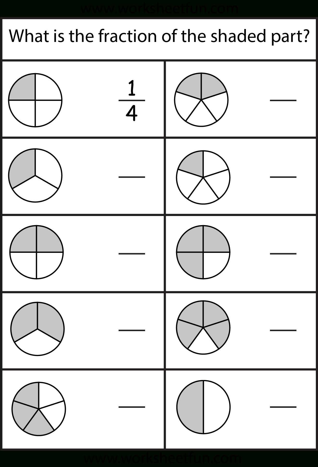Free Printable First Grade Fraction Worksheets Printable Worksheets Free Printable First Grade Fraction Worksheets Printable Worksheets