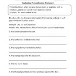 Explaining Personification Worksheet | 3Rd Grade | Figurative | Language Worksheets For 3Rd Grade Printable