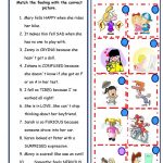 Feelings And Emotions Worksheet   Free Esl Printable Worksheets Made | Feelings And Emotions Worksheets Printable