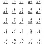 Fill In Multiplication Worksheets | 10 Multiplication Worksheets | Multiplication Worksheets Grade 2 Printable