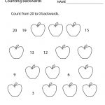 First Grade Counting Backwards Worksheet Printable | Math | 1St | First Grade Printable Worksheets