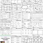 First Grade Worksheets For Spring   Planning Playtime | First Grade Printable Worksheets