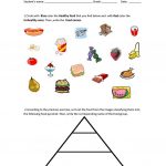 Food Pyramid   Healthy And Unhealthy Food. Worksheet   Free Esl | Free Printable Healthy Eating Worksheets