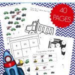 Free 40 Page Preschool Transportation Theme Printables | Free Printable Transportation Worksheets For Kids