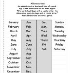 Free Abbreviation Worksheets And Printouts | Free Printable Abbreviation Worksheets