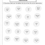 Free Abbreviation Worksheets And Printouts | Free Printable Abbreviation Worksheets