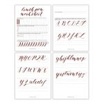 Free Basic Brush Pen Calligraphy Worksheet – The Postman's Knock | Free Printable Calligraphy Worksheets