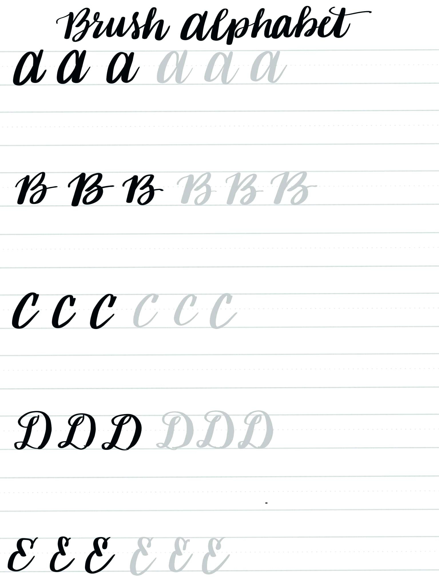 Free Calligraphy Practice Sheets Printable – Pointeuniform.club | Calligraphy Worksheets Printable